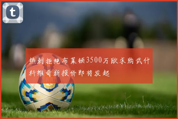 热刺拒绝布莱顿3500万欧求购武什科维奇新报价即将发起